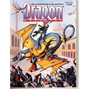 Dragon Magazine 195 July 1993 Advanced Dungeons and Dragons Roleplaying Games